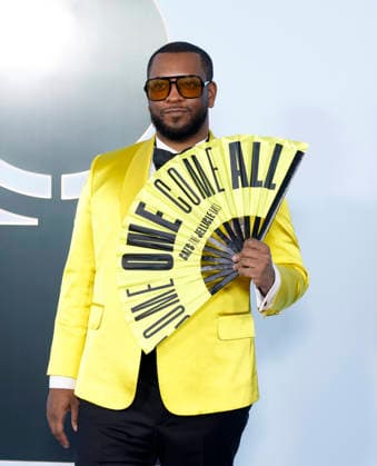 Zhailon Levingston arrives on the red carpet at The 79th Annual Tony Awards at Radio City Music Hall on Sunday, June 7, 2026 in New York City.  NYP20260607316 JohnxAngelillo