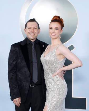 Doug Besterman and Alida Michal arrive on the red carpet at The 79th Annual Tony Awards at Radio City Music Hall on Sunday, June 7, 2026 in New York City.  NYP20260607317 JohnxAngelillo
