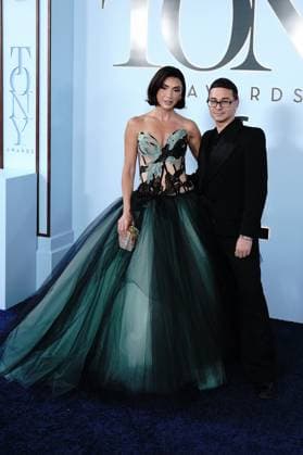 Bronwyn Newport, Christian Siriano at arrivals for 79th Annual Tony Awards - Arrivals 2, Radio City Music Hall at Rockefeller Center, New York, NY, June 07, 2026. Photo By: Kristin Callahan Everett Collection 79th Annual Tony Awards - Arrivals 2 PUBLICATIONXNOTxINxCANxCHNxFRAxITAxJPNxNORxPOLxRUSxESPxUKxUSA