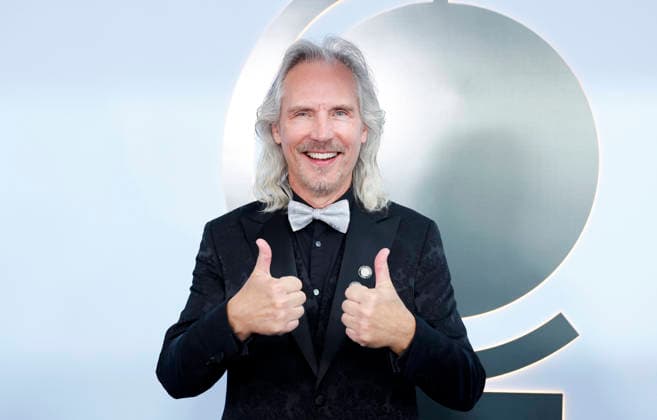 Corey Brunish arrives on the red carpet at The 79th Annual Tony Awards at Radio City Music Hall on Sunday, June 7, 2026 in New York City.  NYP202606072009 JohnxAngelillo