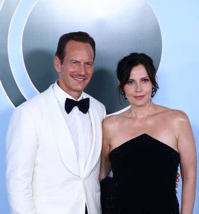 Tony Awards - Arrivals - NYC Patrick Wilson and Dagmara Dominczyk attend the Tony Awards at Radio City Hall in New York, NY on June 7, 2026. Photo by Charles Guerin ABACAPRESS.COM New York City NY United States  Copyright: xGuerinxCharles ABACAx