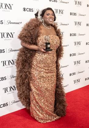 June 7, 2026, New York, New York, USA: Qween Jean poses with the Best Costume Design of a Musical award at 79th annual TONY awards at press room at 3 West Club in New York, NY on June 7, 2026. New York USA - ZUMAr339 20260607_znp_r339_021 Copyright: xLevxRadinx
