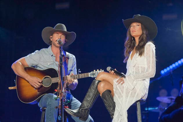 June 7, 2026 - Nashville, Tennessee; USA - Musician RILEY GREEN and HANNAH MCFARLAND performs live at the Nissan Stadium as part of the 2026 CMA Music Festival that took place in downtown Nashville. Copyright 2026 . Nashville USA  - ZUMAm78_ 20260607_zaf_m78_114 Copyright: xJasonxMoorex