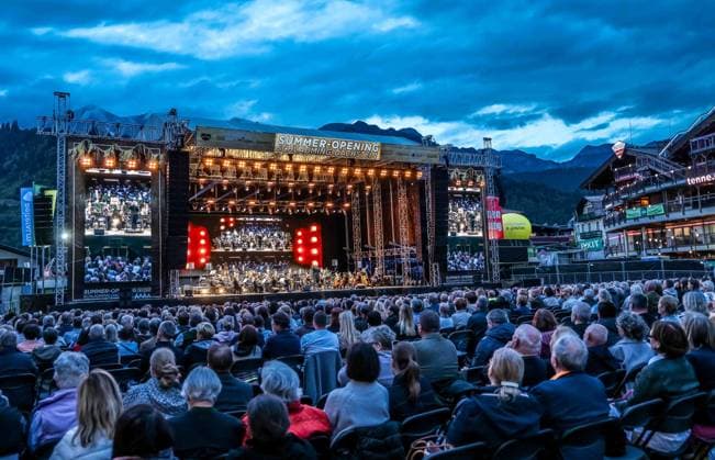 06.06.2026, Schladming, AUT, Unterwegs in Steiermark, Konzert, SummerOpening Schladming 2026, Placido Domingo, im Bild Placido Domingo, Übersicht, *** 06 06 2026, Schladming, AUT, On the road in Styria, Concert, SummerOpening Schladming 2026, Placido Domingo, in the picture Placido Domingo, Overview,