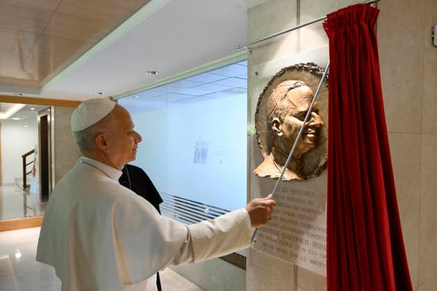 SPAIN - POPE LEO XIV MEETS WITH THE BISHOPS OF SPAIN AT THE OFFOCE EPISCOPAL CONFERENCE IN MADRID - 2026 6 8 Spain, Vatican, 2026 6 8 Pope Leo XIV meets with the bishops of Spain at the office of the Episcopal conference in Madrid EDITORIAL USE ONLY - NO BOOKS Copyright: xVATICANxMEDIA CPPx