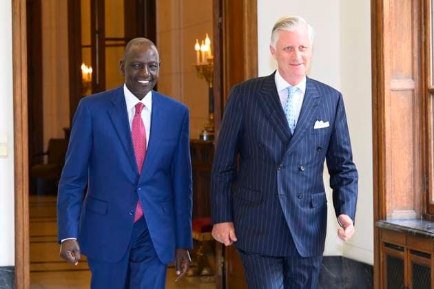 King Philippe receives His Excellency William Ruto BRUSSELS, BELGIUM - 08 JUNE : King Philippe of Belgium receives His Excellency William Ruto, President of the Republic of Kenya in audience at the Castle in Brussels pictured in Brussels , Belgium, 08 06 2026 Brussels Belgium  Copyright: xPhilipxReynaersx