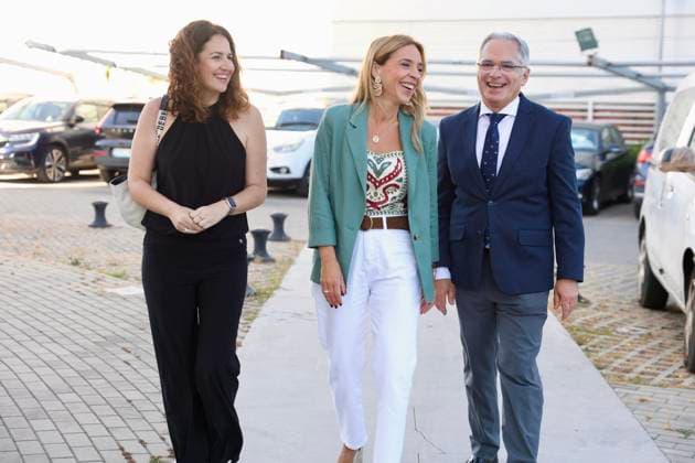 Celebration of the 70th anniversary of the newspaper Área del Campo de Gibraltar The president of the Diputación de Cádiz, Almudena Martínez c , on her arrival to participate in the presentation ceremony of the special newspaper for the 70th anniversary of the newspaper Área A June 8, 2026 in Palmones, Cádiz Andalucía, Spain 08 JUNE 2026 Palmones, Cadiz Andalucia, Espa Palmones, Cadiz Andalucia, Espa Espana  Copyright: xNachoxFradex 7581698
