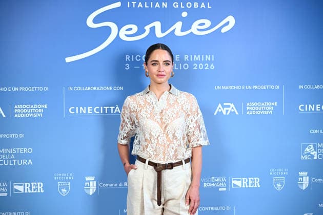 June 8, 2026, Rome, Rome, Italy: Matilde Gioli at the photocall for the presentation of the Italian Global Series, the second edition of the event dedicated to the best Italian and international series, which will be held from July 3 to 11, 2026, in Rimini and Riccione. Stampa Estera, Rome, June 8, 2026 Rome Italy  - ZUMAa289 20260608_zia_a289_088 Copyright: xMariaxLauraxAntonellix xAgfx