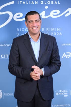 June 8, 2026, Rome, Rome, Italy: Michele De Pascale, President of the Emilia-Romagna Region, at the photocall for the presentation of the Italian Global Series, the second edition of the event dedicated to the best Italian and international series, which will be held from July 3 to 11, 2026, in Rimini and Riccione. Foreign Press, Rome, June 8, 2026 Rome Italy  - ZUMAa289 20260608_zia_a289_104 Copyright: xMariaxLauraxAntonellix xAgfx