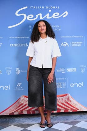 June 8, 2026, Rome, Rome, Italy: Paola Gioia Kaze Formisano at the photocall for the presentation of the Italian Global Series, the second edition of the event dedicated to the best Italian and international series, which will be held from July 3 to 11, 2026, in Rimini and Riccione. Stampa Estera, Rome, June 8, 2026 Rome Italy  - ZUMAa289 20260608_zia_a289_109 Copyright: xMariaxLauraxAntonellix xAgfx