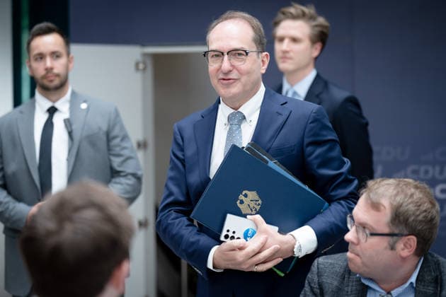 Berlin, Konrad-Adenauer-Haus, CDU Berlin, Alexander Dobrindt, Bundesinnenminister, Konrad-Adenauer-Haus, CDU Berlin Berlin GER *** Berlin, Konrad Adenauer Haus, CDU Berlin, Alexander Dobrindt, Federal Minister of the Interior, Konrad Adenauer Haus, CDU Berlin Berlin GER