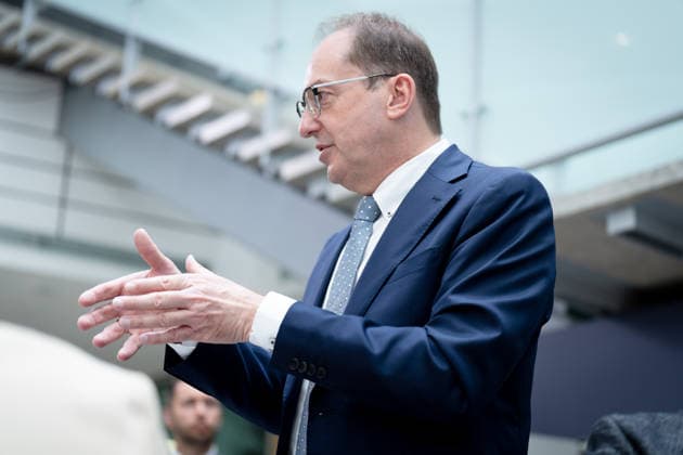 Berlin, Konrad-Adenauer-Haus, CDU Berlin, Alexander Dobrindt, Bundesinnenminister, Konrad-Adenauer-Haus, CDU Berlin Berlin GER *** Berlin, Konrad Adenauer Haus, CDU Berlin, Alexander Dobrindt, Federal Minister of the Interior, Konrad Adenauer Haus, CDU Berlin Berlin GER