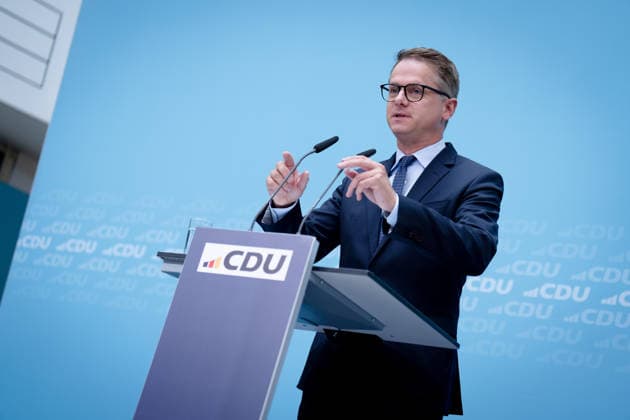 Berlin, Konrad-Adenauer-Haus, CDU Berlin, Generalsekretär, CDU, Carsten Linnemann Berlin Berlin GER *** Berlin, Konrad Adenauer Haus, CDU Berlin, Secretary General, CDU, Carsten Linnemann Berlin Berlin GER
