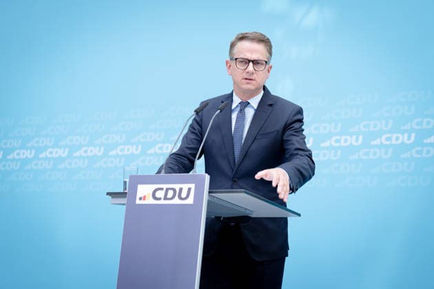 Berlin, Konrad-Adenauer-Haus, CDU Berlin, Generalsekretär, CDU, Carsten Linnemann Berlin Berlin GER *** Berlin, Konrad Adenauer Haus, CDU Berlin, Secretary General, CDU, Carsten Linnemann Berlin Berlin GER