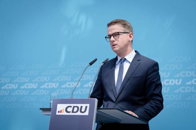 Berlin, Konrad-Adenauer-Haus, CDU Berlin, Generalsekretär, CDU, Carsten Linnemann Berlin Berlin GER *** Berlin, Konrad Adenauer Haus, CDU Berlin, Secretary General, CDU, Carsten Linnemann Berlin Berlin GER