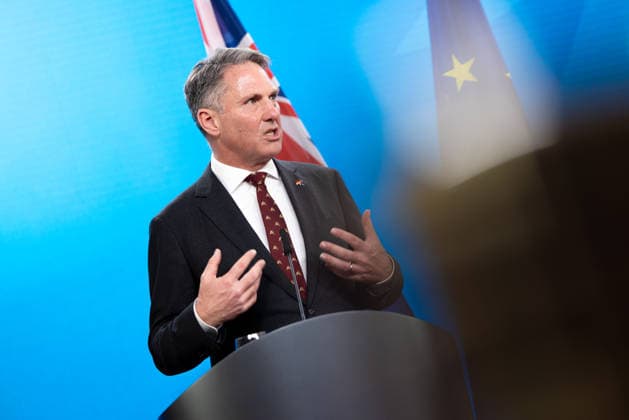Pressebegegnung von Verteidigungsminister Boris Pistorius und dem australischen stellvertretenden Premierminister und Verteidigungs- minister Richard Marles. Deutschland, Berlin am 08. Juni 2026: Auftaktstatements von Verteidigungsminister Boris Pistorius und dem australischen stellvertretenden Premierminister und Verteidigungs- minister Richard Marles vor die Presse. *** Press meeting of Defense Minister Boris Pistorius and Australian Deputy Prime Minister and Minister of Defense Richard Marles Germany, Berlin on 08 June 2026 Opening statements by Defense Minister Boris Pistorius and Australian Deputy Prime Minister and Minister of Defense Richard Marles to the press