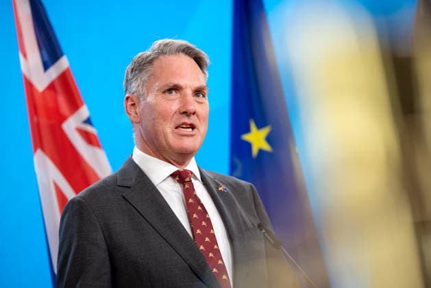 Pressebegegnung von Verteidigungsminister Boris Pistorius und dem australischen stellvertretenden Premierminister und Verteidigungs- minister Richard Marles. Deutschland, Berlin am 08. Juni 2026: Auftaktstatements von Verteidigungsminister Boris Pistorius und dem australischen stellvertretenden Premierminister und Verteidigungs- minister Richard Marles vor die Presse. *** Press meeting of Defense Minister Boris Pistorius and Australian Deputy Prime Minister and Minister of Defense Richard Marles Germany, Berlin on 08 June 2026 Opening statements by Defense Minister Boris Pistorius and Australian Deputy Prime Minister and Minister of Defense Richard Marles to the press