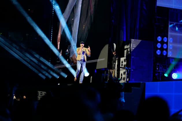 NASHVILLE, TENNESSEE - JUNE 07: Luke Bryan perform onstage at Nissan Stadium during CMA Fest 2026 day three on June 07, 2026 in Nashville, Tennessee. . Credit: USA - ZUMAa123 20260608_zaa_a123_091 Copyright: xAdMediax