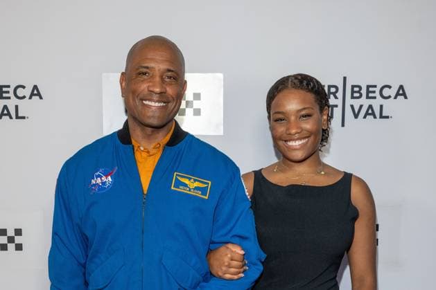 RECORD DATE NOT STATED Odyssey World Premiere, 25th Tribeca Film Festival (NEW) "Odyssey" World Premiere, 25th Tribeca Film Festival. June 07, 2026, New York, New York, USA: (L-R) Victor Glover, Artemis II Pilot, NASA Astronaut, and his daughter Corinne Glover attend "Odyssey" World Premiere during the 2026 Tribeca Film Festival at SVA Theatre on June 07, 2026 in New York City. (Credit: M10s TheNews2)(Foto: M10S Thenews2 imago images) Odyssey World Premiere, 25th Tribeca Film Festival  Copyright: xM10sx