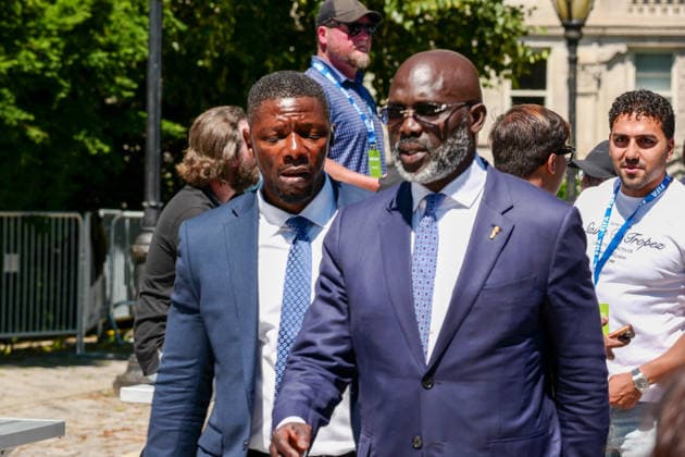 New York, NY- June 8: Governor Hochul and Mayor Mamdani make a World Cup FIFA announcement of a free watch party in Central Park for the FIFA World Cup 2026 Final on Sunday, July 19. With FIFA President Gianni Infantino, George Weah on June 8, 20267 Credit: AdMedia USA  - ZUMAa123 20260608_zaa_a123_298 Copyright: xCamaraxPorterx
