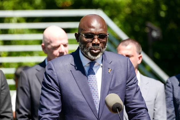 New York, NY- June 8: Governor Hochul and Mayor Mamdani make a World Cup FIFA announcement of a free watch party in Central Park for the FIFA World Cup 2026 Final on Sunday, July 19. With FIFA President Gianni Infantino, George Weah on June 8, 20267 Credit: AdMedia USA - ZUMAa123 20260608_zaa_a123_275 Copyright: xCamaraxPorterx