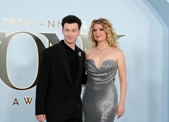 79th Annual Tony Awards, Bryce Pinkham, Scarlett Strallen attends the 79th Annual Tony Awards, held at Radio City Music Hall in New Yorkers City, Sunday, June 7, 2026., Credit:JENNIFER GRAYLOCK Avalon United States, New York, New York City, Radio City Music Hall  Copyright: xJENNIFERxGRAYLOCKx xAvalonx 1108929141