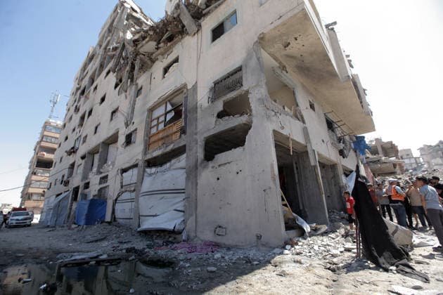 June 8, 2026, Gaza City, Gaza Strip, Palestinian Territory: Smoke rises following an airstrike on the Tal al-Hawa neighborhood southwest of Gaza City. According to local sources, the strike caused damage in the area but no fatalities were reported. Emergency teams and residents inspected the site following the attack. Credit: Gaza City Palestinian Territory - ZUMAz119 20260608_zip_z119_016 Copyright: xSalahxHashemx