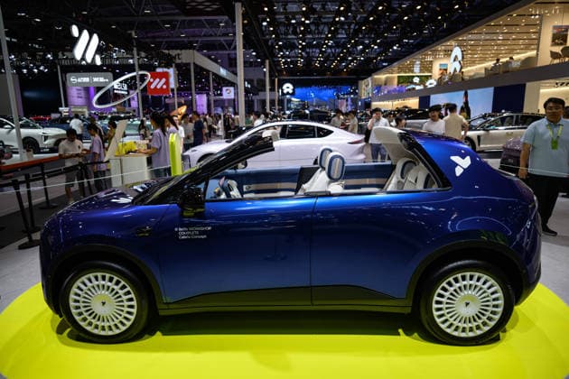 30th Guangdong-Hong Kong-Macao Greater Bay Area Auto Show SHENZHEN, CHINA - JUNE 8: A Firefly EV is displayed during the 30th Guangdong-Hong Kong-Macao Greater Bay Area Auto Show on June 8, 2026, in Shenzhen, Guangdong Province, China.The theme of the auto show is technology oriented, future oriented, and market-oriented, with a total scale of 300000 square meters and multiple high-tech new energy vehicles unveiled. Stringer Anadolu Shenzhen China. Editorial use only. Please get in touch for any other usage.  Copyright: x2026xAnadoluxStringerx
