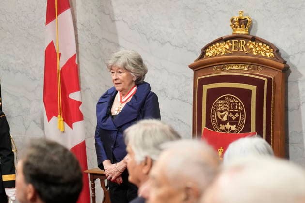 June 8, 2026, Ottawa, On, Canada: Governor General Louise Arbour stand as she is installed as the new Governor General in Ottawa on Monday, June 8, 2026 Ottawa Canada  - ZUMAc35_ 20260608_zaf_c35_104 Copyright: xAdrianxWyldx