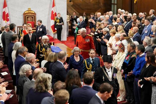 June 8, 2026, Ottawa, On, Canada: Governor General Louise Arbour departs the Senate after she was installed as Canada s 31st Governor General in Ottawa on Monday, June 8, 2026. Ottawa Canada  - ZUMAc35_ 20260608_zaf_c35_133 Copyright: xJustinxTangx