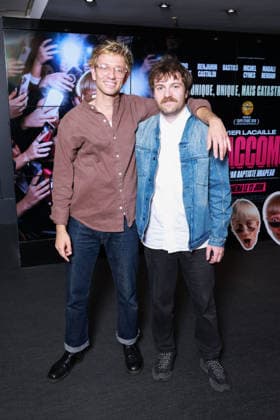 Giaccomo Premiere - Paris Xavier Lacaille and Baptiste Drapeau attendiing the photocall for the premiere of Giaccomo at UGC Cine Cite des Halles on June 8, 2026 in Paris, France. Photo by David Boyer ABACAPRESS.COM Paris France  Copyright: xBoyerxDavid ABACAx
