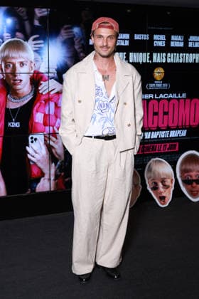 Giaccomo Premiere - Paris Bastien Grimal aka Bastos attendiing the photocall for the premiere of Giaccomo at UGC Cine Cite des Halles on June 8, 2026 in Paris, France. Photo by David Boyer ABACAPRESS.COM Paris France  Copyright: xBoyerxDavid ABACAx