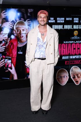Giaccomo Premiere - Paris Bastien Grimal aka Bastos attendiing the photocall for the premiere of Giaccomo at UGC Cine Cite des Halles on June 8, 2026 in Paris, France. Photo by David Boyer ABACAPRESS.COM Paris France  Copyright: xBoyerxDavid ABACAx