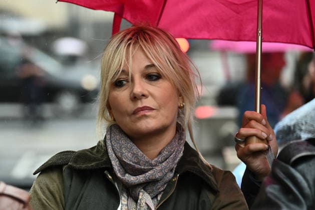TV presenter Flavie Flament at the rally for Lyhanna in Paris on 8 June 2026. - 08 06 2026 - France Ile-de-France (region) Paris -  JulienxMattiax xLexPictorium LePictorium_0335735