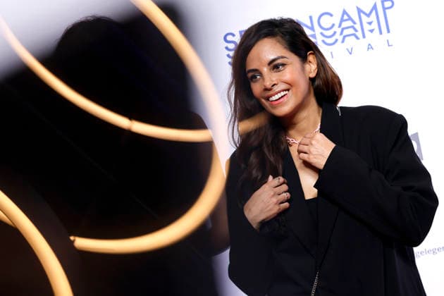 Moderatorin Collien Fernandes bei der Eröffnung des Seriencamp Festival Köln 2026 im Cinenova-Kino Köln. Köln, 08.06.2026 NRW Deutschland *** Presenter Collien Fernandes at the opening of the Series Camp Festival Cologne 2026 at the Cinenova cinema Cologne Cologne, 08 06 2026 NRW Germany Copyright: xChristophxHardtx