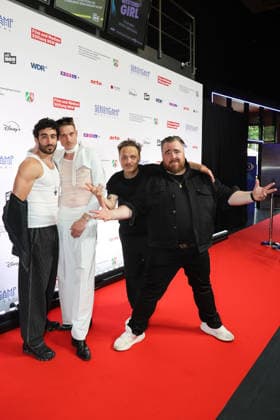 Daniel Straesser, Eidin Jalali, Tim Sander und Tristan Seith bei der Eroeffnung vom Seriencamp Festival mit der Premiere der ZDF Serie Back For More am 8.06.2026 im Cinenova Kino in Koeln Daniel Straesser, Eidin Jalali, Tim Sander and Tristan Seith attend the Seriencamp Festival Opening at Cinenova Kino on June 6, 2026 in Cologne, Germany Seriencamp Festival Opening in Koeln *** Daniel Straesser, Eidin Jalali, Tim Sander and Tristan Seith at the Seriencamp Festival Opening with the premiere of the ZDF series Back For More on June 8, 2026 at Cinenova Kino in Cologne Daniel Straesser, Eidin Jalali, Tim Sander and Tristan Seith attend the Seriencamp Festival Opening at Cinenova Kino on June 6, 2026 in Cologne, Germany Seriencamp Festiva 