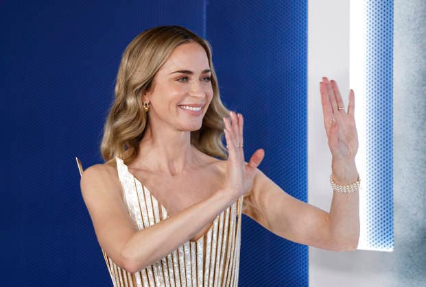 Emily Blunt arrives on the red carpet at the Disclosure Day New York Premiere at David H. Koch Theater at Lincoln Center on Monday, June 8, 2026 in New York City.  NYP20260608127 JohnxAngelillo