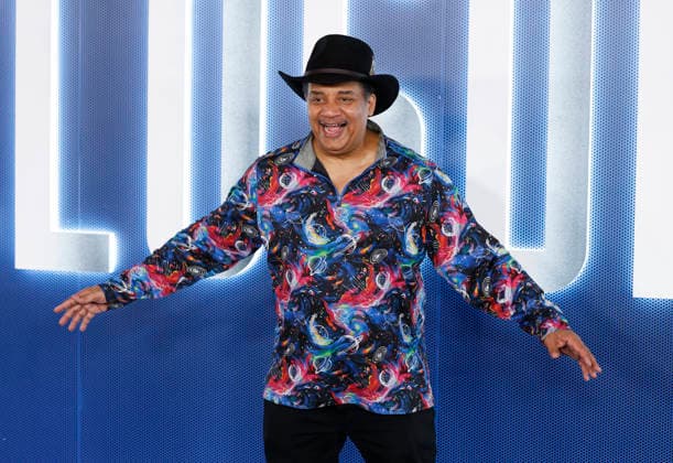 Neil deGrasse Tyson arrives on the red carpet at the Disclosure Day New York Premiere at David H. Koch Theater at Lincoln Center on Monday, June 8, 2026 in New York City.  NYP20260608109 JohnxAngelillo