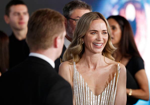 Emily Blunt arrives on the red carpet at the Disclosure Day New York Premiere at David H. Koch Theater at Lincoln Center on Monday, June 8, 2026 in New York City.  NYP20260608110 JohnxAngelillo