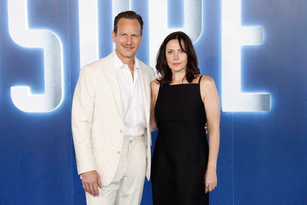 Patrick Wilson and Dagmara Dominczyk arrive on the red carpet at the Disclosure Day New York Premiere at David H. Koch Theater at Lincoln Center on Monday, June 8, 2026 in New York City.  NYP20260608146 JohnxAngelillo