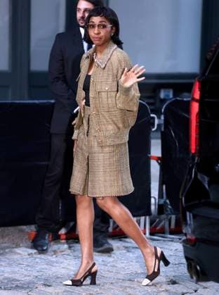 Tribeca Festival - Celebs At Chanel Annual Dinner - NYC Ayo Edebiri arrives at the Chanel annual dinner during the Tribeca Film Festival in New York, NY on June 8, 2026. Photo by Charles Guerin ABACAPRESS.COM New York City NY United States  Copyright: xGuerinxCharles ABACAx