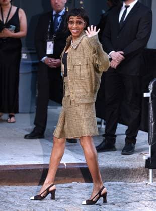 Tribeca Festival - Celebs At Chanel Annual Dinner - NYC Ayo Edebiri arrives at the Chanel annual dinner during the Tribeca Film Festival in New York, NY on June 8, 2026. Photo by Charles Guerin ABACAPRESS.COM New York City NY United States  Copyright: xGuerinxCharles ABACAx