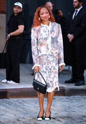 Tribeca Festival - Celebs At Chanel Annual Dinner - NYC Keke Palmer arrives at the Chanel annual dinner during the Tribeca Film Festival in New York, NY on June 8, 2026. Photo by Charles Guerin ABACAPRESS.COM New York City NY United States  Copyright: xGuerinxCharles ABACAx