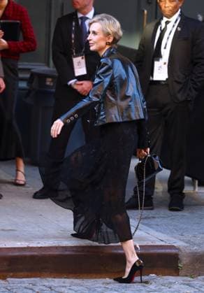 Tribeca Festival - Celebs At Chanel Annual Dinner - NYC Melita Toscan du Plantier arrives at the Chanel annual dinner during the Tribeca Film Festival in New York, NY on June 8, 2026. Photo by Charles Guerin ABACAPRESS.COM New York City NY United States  Copyright: xGuerinxCharles ABACAx