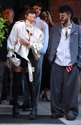 Tribeca Festival - Celebs At Chanel Annual Dinner - NYC Noga Erez and Ori Rousso arrive at the Chanel annual dinner during the Tribeca Film Festival in New York, NY on June 8, 2026. Photo by Charles Guerin ABACAPRESS.COM New York City NY United States  Copyright: xGuerinxCharles ABACAx