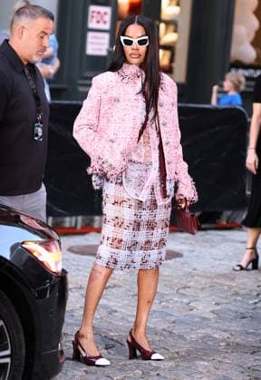 Tribeca Festival - Celebs At Chanel Annual Dinner - NYC Teyana Taylor arrives at the Chanel annual dinner during the Tribeca Film Festival in New York, NY on June 8, 2026. Photo by Charles Guerin ABACAPRESS.COM New York City NY United States  Copyright: xGuerinxCharles ABACAx