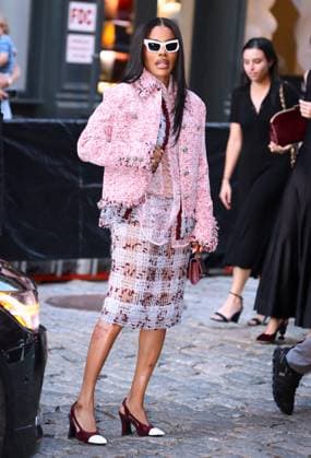 Tribeca Festival - Celebs At Chanel Annual Dinner - NYC Teyana Taylor arrives at the Chanel annual dinner during the Tribeca Film Festival in New York, NY on June 8, 2026. Photo by Charles Guerin ABACAPRESS.COM New York City NY United States  Copyright: xGuerinxCharles ABACAx