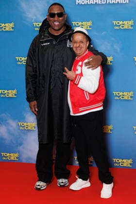Avant premiere of Tombe du Ciel at the Pathe Palace cinema Celebrities arrive on the red carpet Mokobe Traore and Mohammed Benyamna Booder 457164 2026 06 08 Paris France  Copyright: xSebastienxFremontx xStarfacex STAR_457164_005