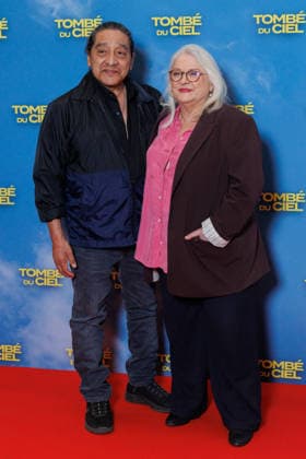 Avant premiere of Tombe du Ciel at the Pathe Palace cinema Celebrity arrivals on the red carpet George Aguilar and Josiane Balaskovic Josiane Balasko 457164 2026 06 08 Paris France  Copyright: xSebastienxFremontx xStarfacex STAR_457164_033