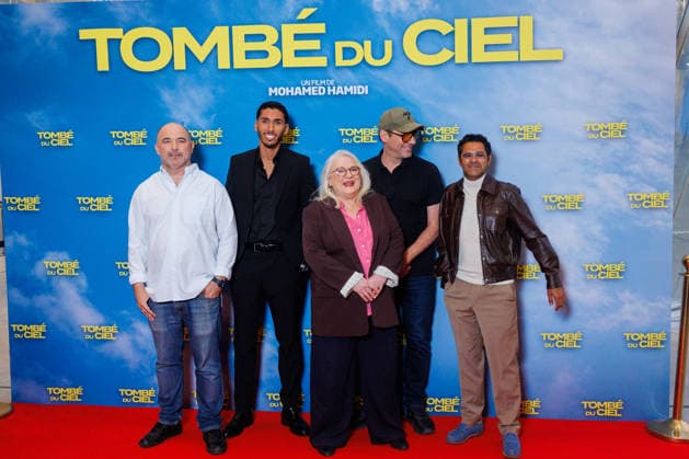 Avant premiere of Tombe du Ciel at the Pathe Palace cinema Celebrities on the red carpet Mohamed Hamidi, Ilyes Djadel, Josiane Balaskovic Josiane Balasko , Frederic Testot et Jamel Debbouze 457164 2026 06 08 Paris France  Copyright: xSebastienxFremontx xStarfacex STAR_457164_037